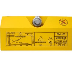 4400lbs Heavy Duty Magnet Permanent Magnetic Lifting Release 2.5 Safety Factor
