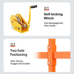 Foldable Crane Air Conditioner Lifting Bracket Lightweight Lifting Machine Brack