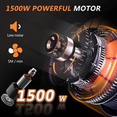 3 in 1 Portable Electric Hoist Winch 1100lbs Wired/Wireless Remote Control Crane