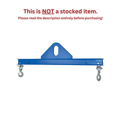 VESTIL ECONOMY SPREADER BEAM – 1000 LB CAPACITY, 36 IN. LENGTH – SBM-10-3