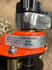 Series 603 Lever Hoist – CM0216- 1/2 Ton Rated Load 3M/10ft – 60216