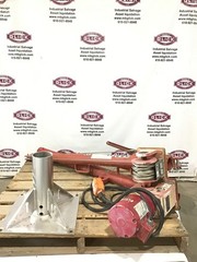 Thern 110 Portable Davit Crane Lifting 2000Lbs W/Leeson Electric Motor 1.3HP 1PH