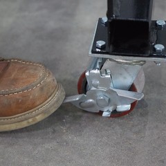 Strongway Adjustable Gantry Crane, 4000-Lb. Capacity, 7.8ft.–11.7ft. Lift