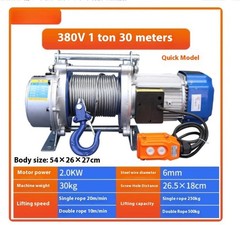 Crane with Aluminum Shell Elevator Small Household Crane Electric Crane