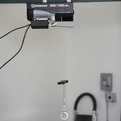 Strongway Electric Cable Hoist, 550-Lb. Single-Line Capacity/1100-Lb.