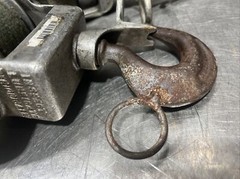 Chance Hoist 1 Ton Hot Stick Ratcheting Strap Hoist. Item ID #26. Used Surplus