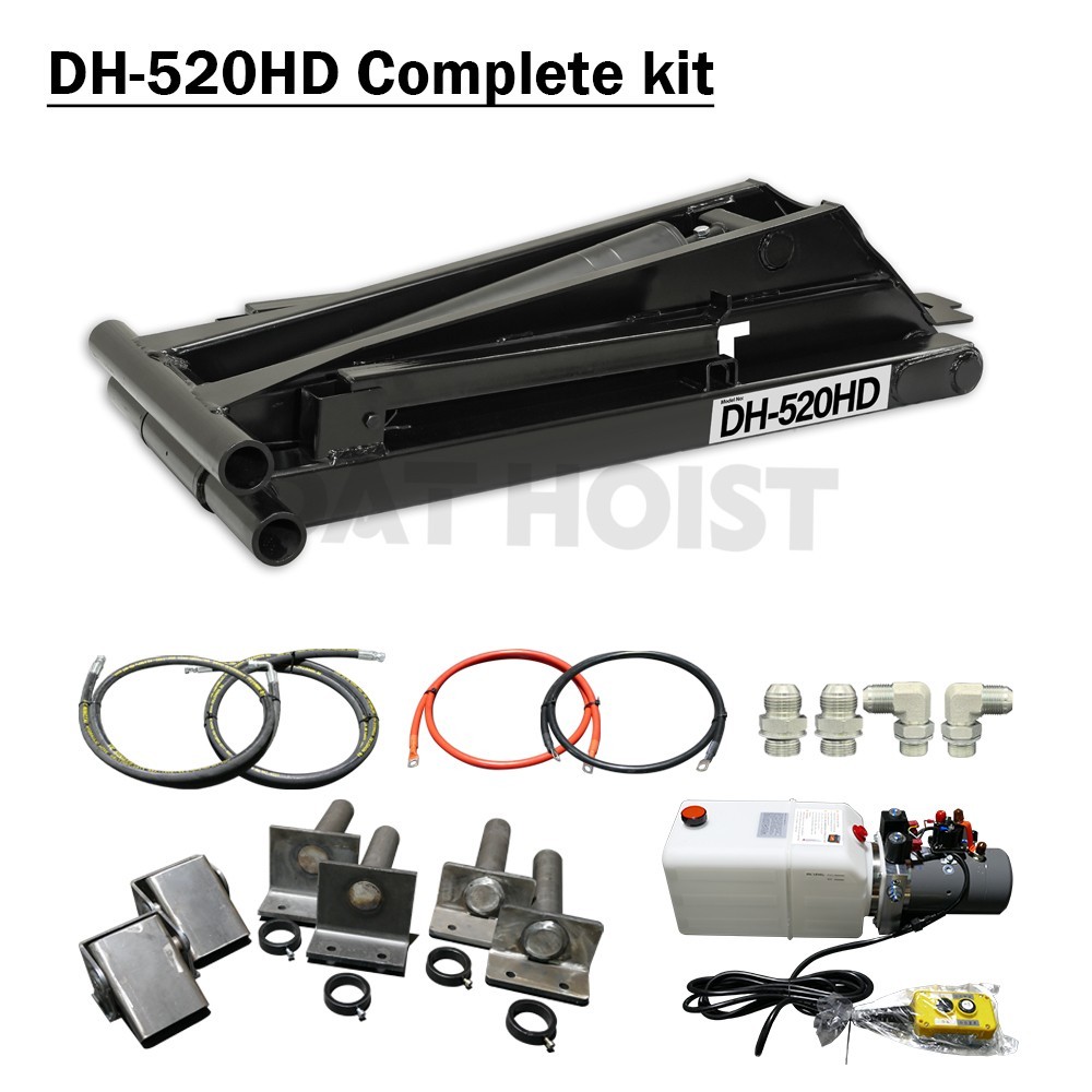 10 Ton Hydraulic Scissor Hoist Kit – Fits 12-16′ Dump Body DH-520HD