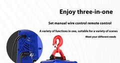 Electric Small Hoist 220v Crane Home Lifting Hoist Portable Remote Control