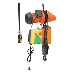 Electric Hoist 1102.31lbs Crane Winch with Wired Remote Control 1300W 110V