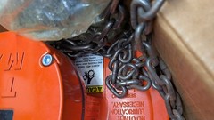 CMCO CYCLONE SERIES 646 MANUAL HAND CHAIN HOIST – 1 TON CAPACITY – 8 FT LIFT