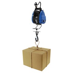 Electric Hoist Winch Electric Winch 30m Wire Rope 500kg Steel Plate 110V New