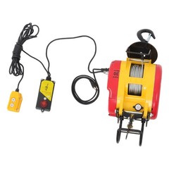 1100 LBS 2-in-1 Portable Electric Hoist Winch Wired & Wireless Remote Control