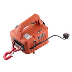Compact Wireless Remote-Controlled Air Conditioning Wire Rope Hoist 1500W
