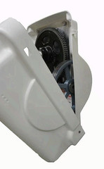 Hefty Hoist Clamshell Cover 8500 Flat Plate Boat Lift Hoist White