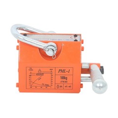 Orange 220lbs/100 kg Magnetic Lifter Lifting Magnet Hoist 2.5 Safety Factor