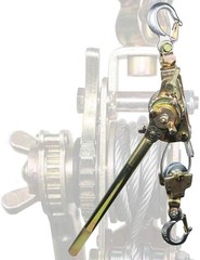 4400LB 2 TON HOIST RATCHET HAND LEVER PULLER COME ALONG DOUBLE HOOKS CABLE HD