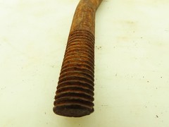 Crane Rail Bolts 11/16″ Rod 3/4″-10 Threaded 8″ Long 3″ Hook Lot of 20
