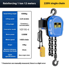 Electric Chain Hoist 380v 220v Crane Suspension Remote Control Crane Hoist