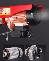 600 Kg Electric Hoist Lifting Crane Lifting Winch with Remote Control Lift