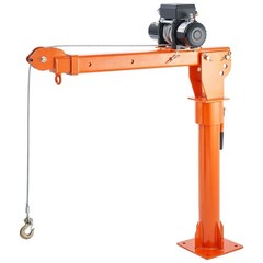 Electric Pickup Truck Crane 2200lb, Folding 360° Swivel for Construction