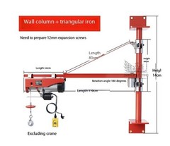220v Electric Hoist Home Crane Winch Lifting Crane Small Lift Hoist Winch