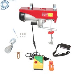 Electric Hoist 1600W 110V 2200lbs 328ft Wireless & 14ft Wired Remote Control