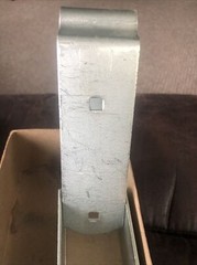 LAWRENCE BRO. INC #76 Zinc Plated HANGER For Doors 1 1/2” To 1 3/4” Thick -NOS-