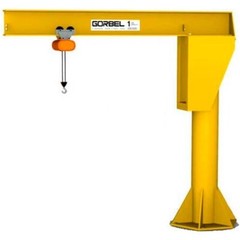 NEW! HD Free Standing Jib Crane, 8′ Span & 15′ Height Under Boom, 1000 Lb Cap!!