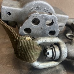 Chance Hoist 1 Ton Hot Stick Ratcheting Strap Hoist. Item ID #65 Used Surplus