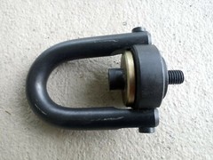 Jergens 2,500 Lbs. Load Capacity, Safety Engineered Center Pull Hoist Ring