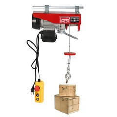 480W Electric Hoist Ceiling Pulley Overhead Crane Winch Lifting Engine Crane