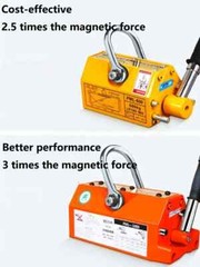 300/400Kg Permanent Magnet Crane Heavy Duty Steel Crane Hoist Lifting Chuck