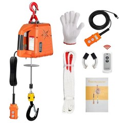 Efficient 3-in-1 Electric Hoist Winch – 110/120V, 41ft, Ideal for Heavy Lifting