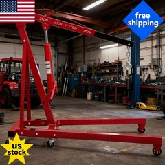 2Ton/4400LBS Engine Lift Folding Engine Crane Cherry Picker Hydraulic Shop Hoist