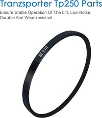 TP250 Ladder Elevator V-Drive Belt Size 51 Inches Replacement Tranzporter Roof,