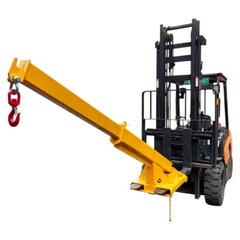 4400LB/ 2T Mobile Crane Lifting Hoist Jib Boom Forklift Telescopic Loader 63-98″