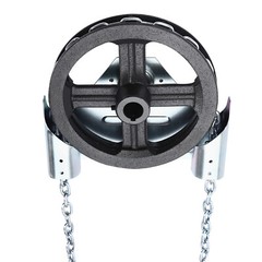 0.75Ton Mini Grage Door Lever Block Chain Hoist 1:1 Come Along Puller 10Ft Lift
