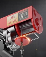 220V Home Use Small Hoist Lifting Machine 1/0.5 Ton Winch Crane