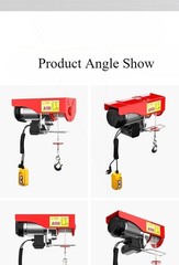 Mini Electric Hoist 220v Home Small Crane Construction Winch Lifter