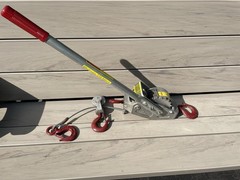 Lug-All 3000 Lbs Industrial Grade Cable Come Along Ratchet Winch Hoist Made U.S.