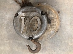 Cyclone CM Chain Hoist 1/2 Ton Model M Chisholm Moore Tonawanda NY