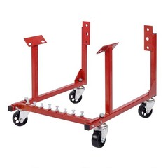 Hot 1000lb Auto Engine Cradle Stand Dolly Mover Repair Fit For Chevy Red