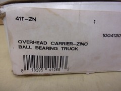 Overhead Carrier 41T-ZN Zinc Ball Bearing Truck