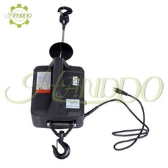2-in-1 Electric Hoist Winch, 1100 lbs Lift Capacity, 1500W Portable Power