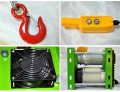 Hoist Electric Hoist 220v Wireless Remote Control Household Crane Rapid Lifting