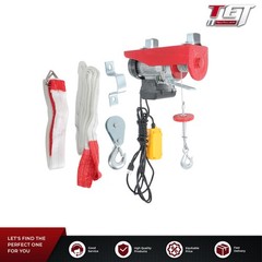 PA200 Electric Hoist 440lbs w/ 14ft Remote, 110V 510W Motor, Dual Hook System