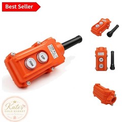 Heavy-Duty Momentary Hoist Push Button Switch – Wall Mount with Rating