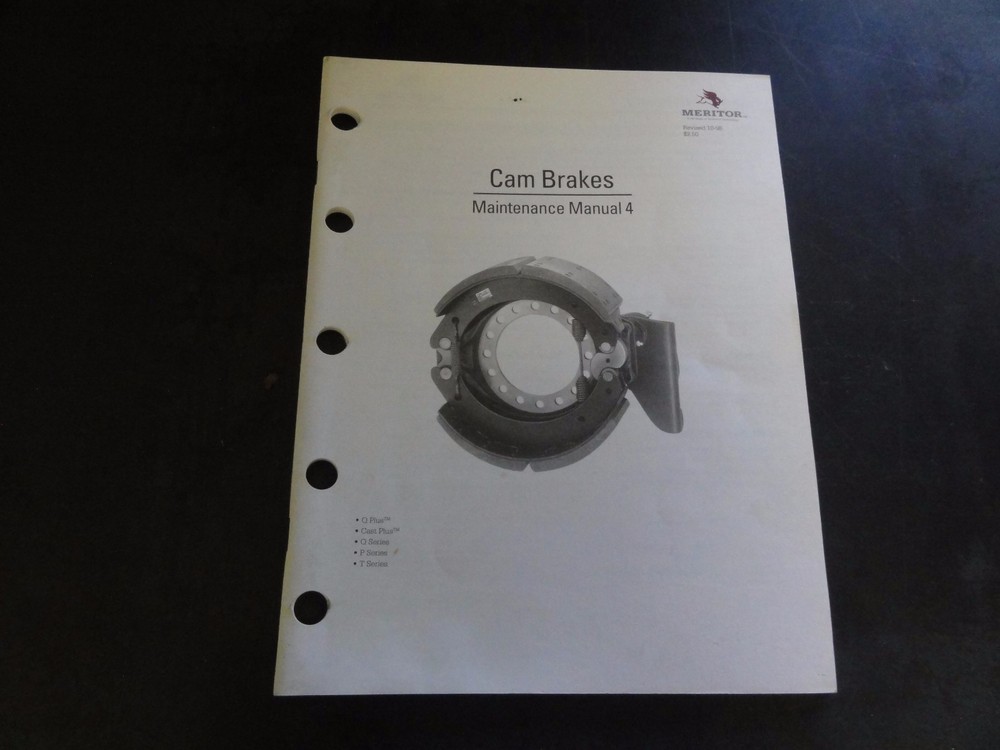 Meritor Cam Brakes Maintenance Manual 4