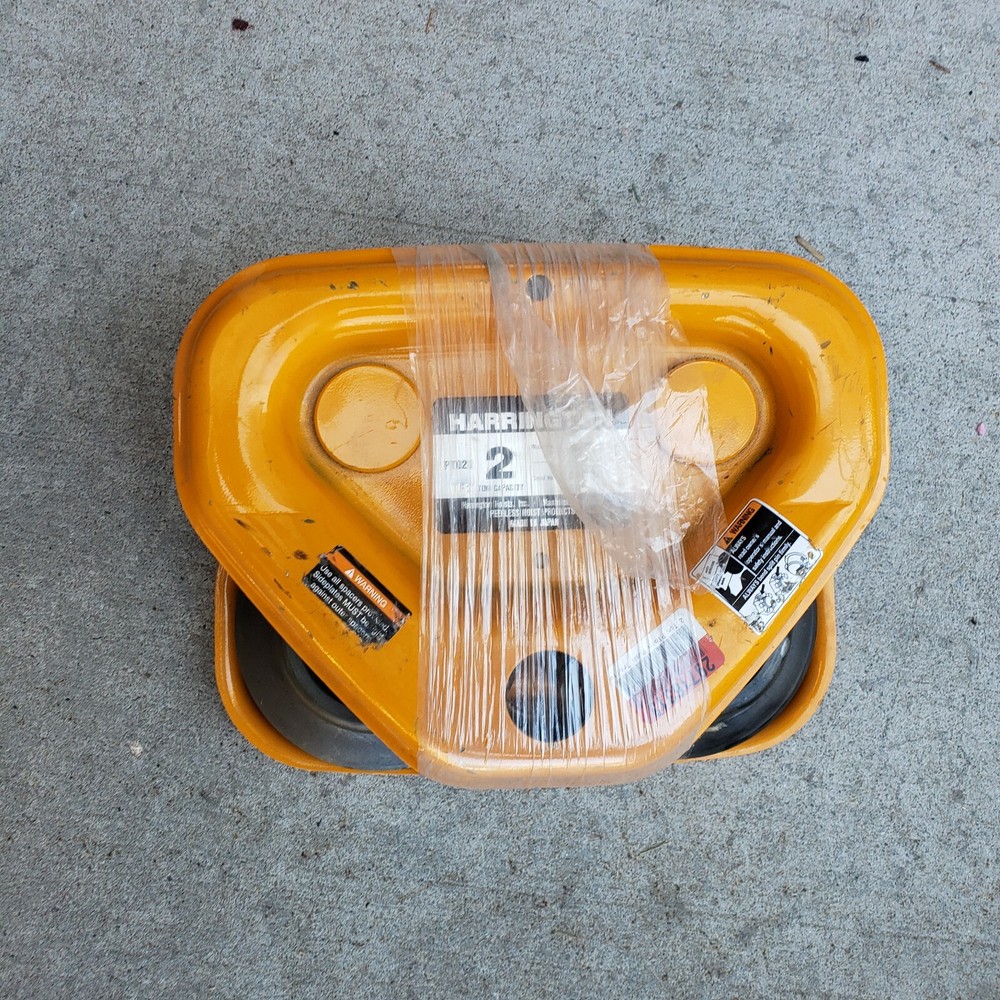 Harrinton 2 Ton Trolley Side Plates, 2 Plates, plus center hook, 470211