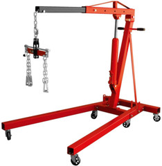 Engine Hoist Cherry Picker Shop Crane 3 Position Leveler 3/4 Ton 1500LB Capacity
